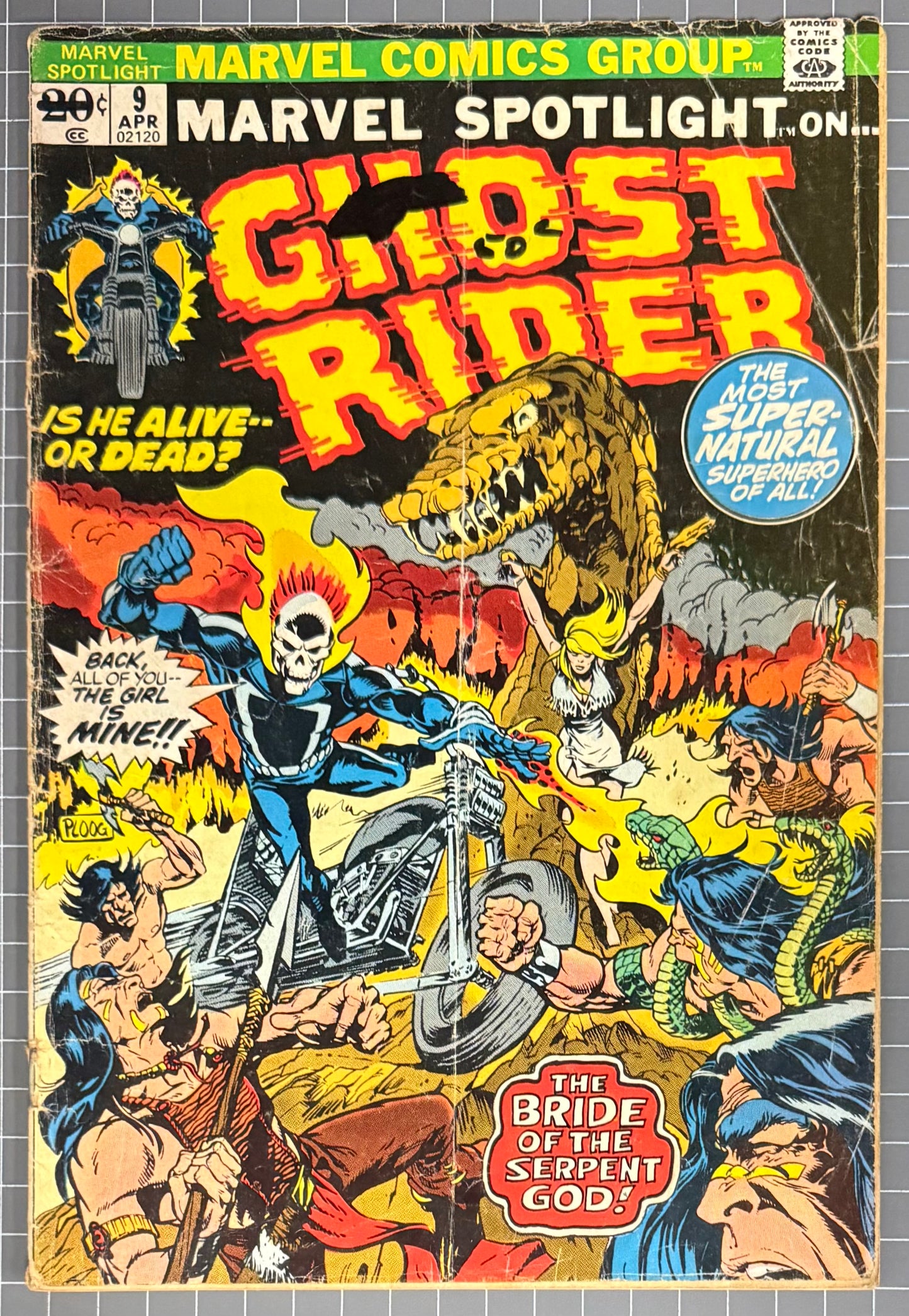 MARVEL SPOTLIGHT #9 [MARVEL COMICS] DIRECT 1973 GD-