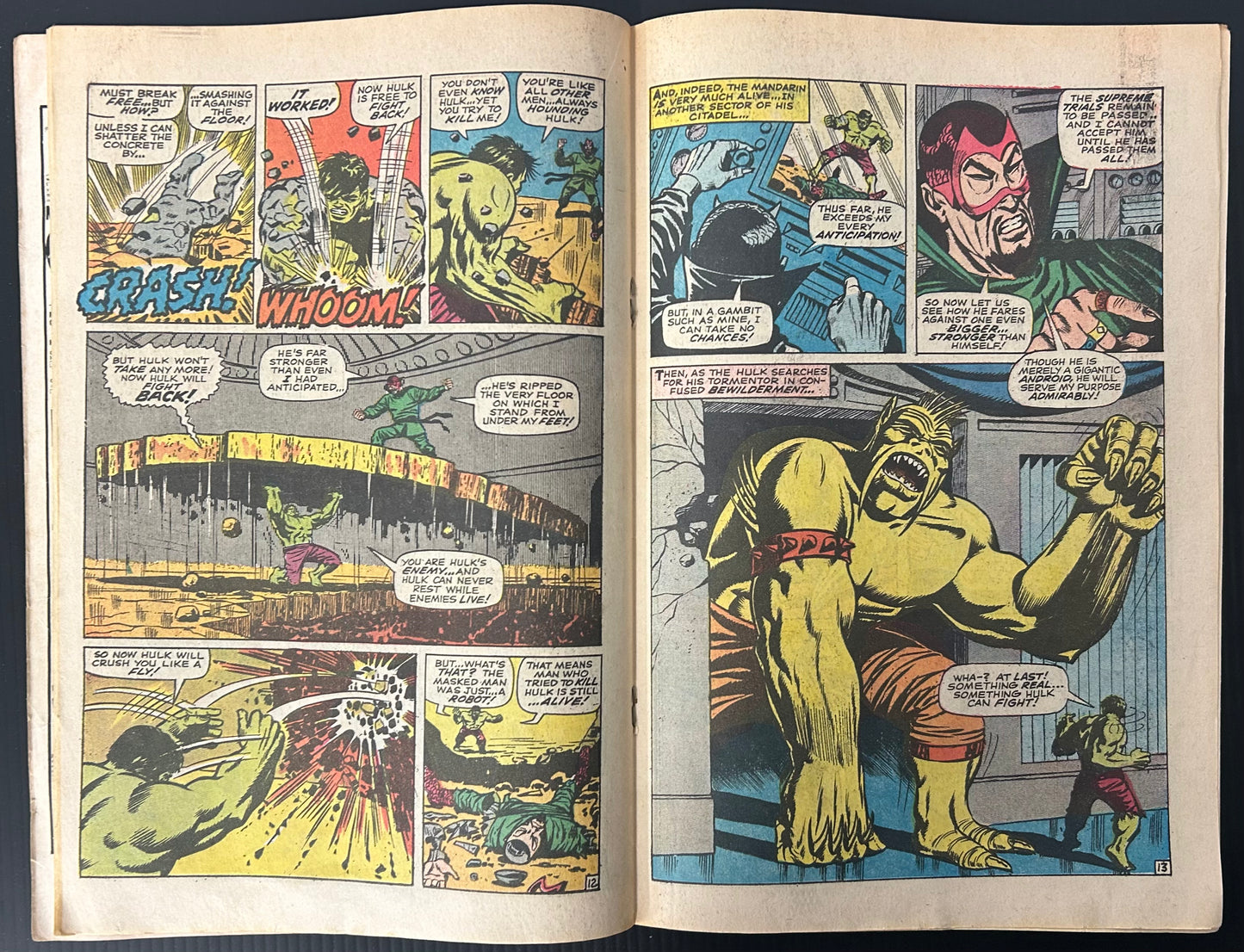 THE INCREDIBLE HULK #107 [MARVEL COMICS] DIRECT 1968 VG+
