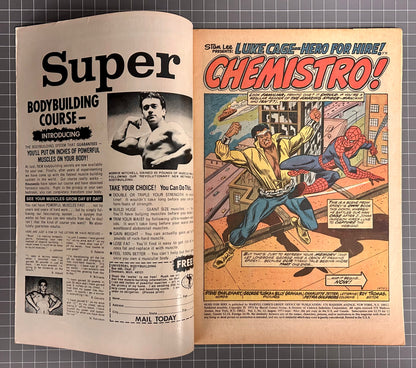 HERO FOR HIRE #12 [MARVEL COMICS] *LUKE CAGE* DIRECT 1973