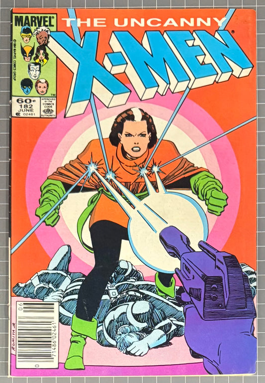 THE UNCANNY X-MEN #182 [MARVEL COMICS] NEWSSTAND 1984 FN/VF