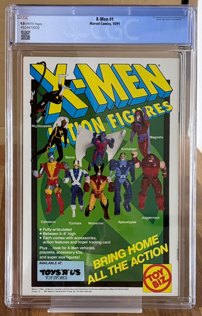 🔑 X-MEN #1 (COVER D) CGC 9.8 [MARVEL COMICS] DIRECT *1ST APP. ACOLYTES* 1991