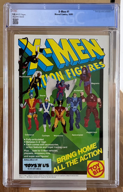🔑 X-MEN #1 (COVER D) CGC 9.8 [MARVEL COMICS] DIRECT *1ST APP. ACOLYTES* 1991