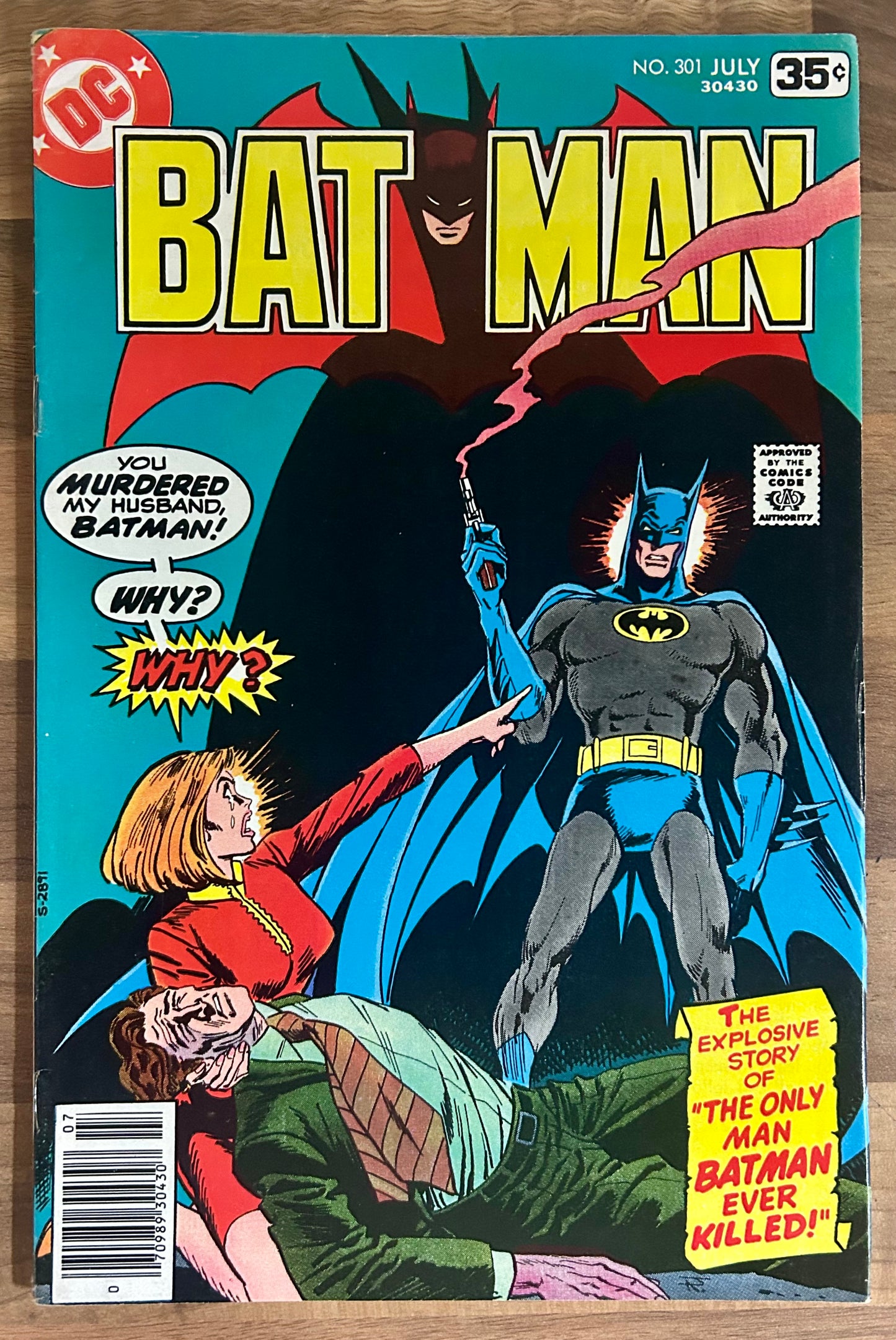 BATMAN #301 [DC COMICS] NEWSSTAND 1978 FN/VF