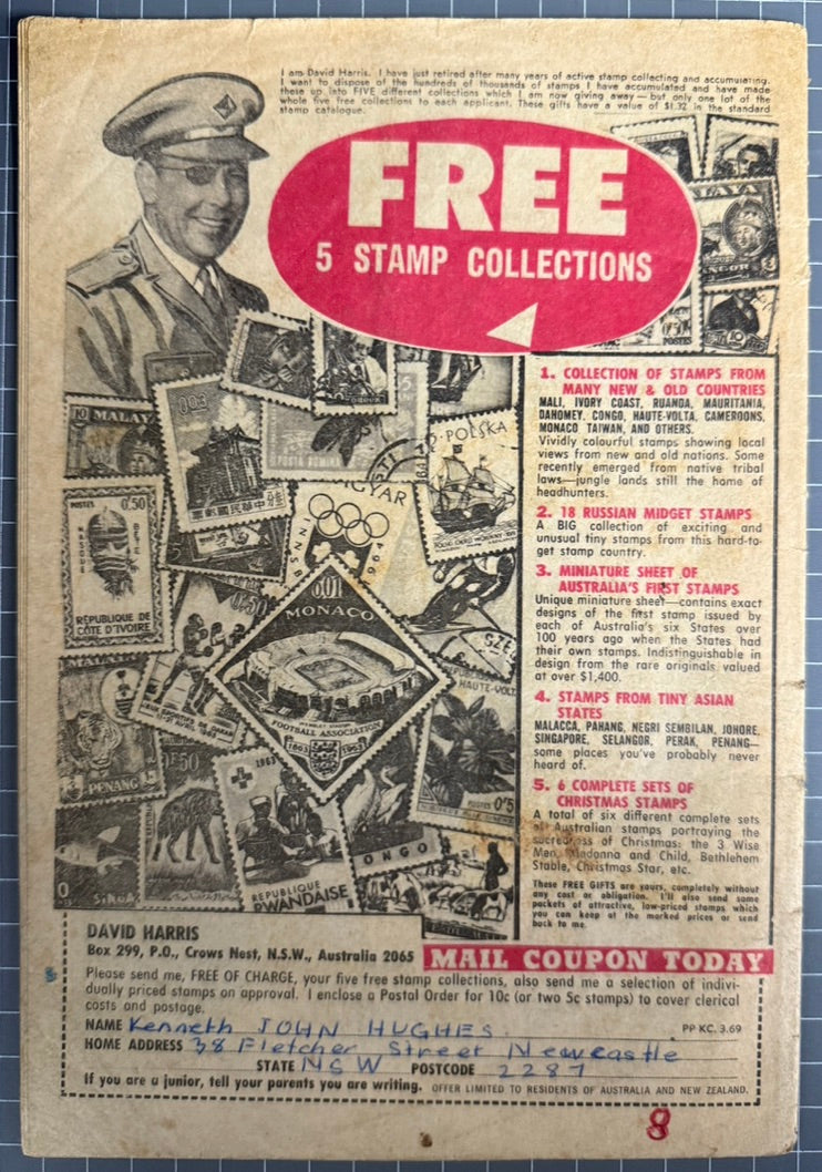 BUD ABBOTT AND LOU COSTELLO #24 (PAGE PUBLICATIONS) AUSTRALIAN COMIC 1969