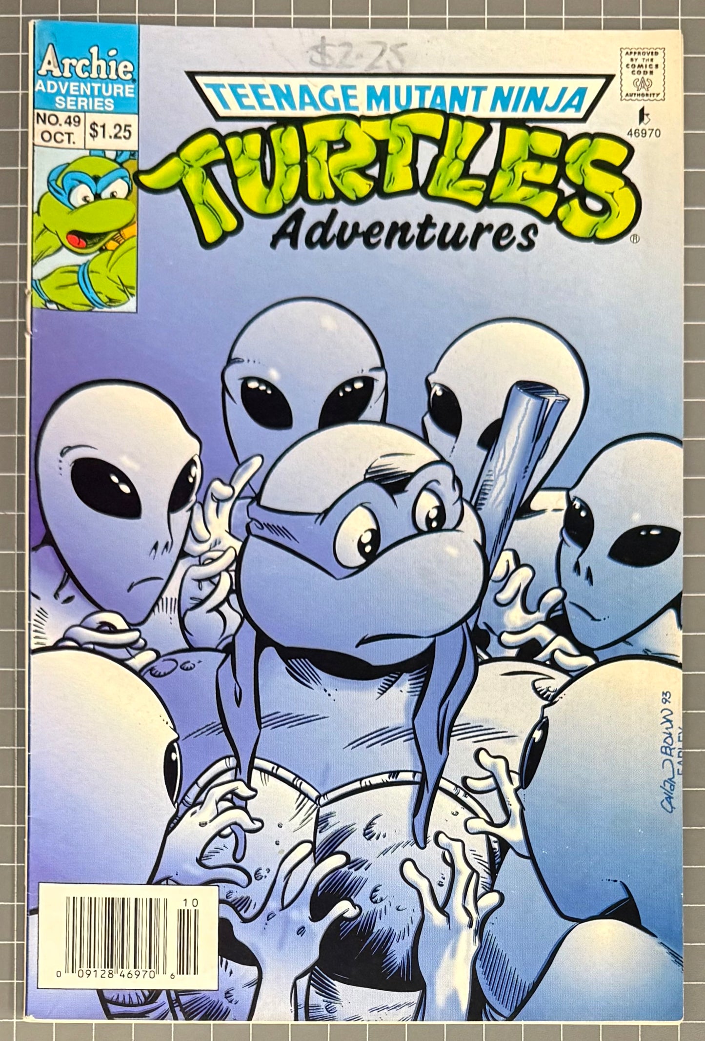 TEENAGE MUTANT NINJA TURTLES ADVENTURES #49 [ARCHIE] NEWSSTAND COMIC 1993 FN/VF