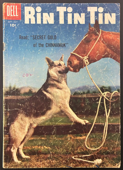 RIN TIN TIN #15 [DELL COMICS] DIRECT 1956 GD/VG