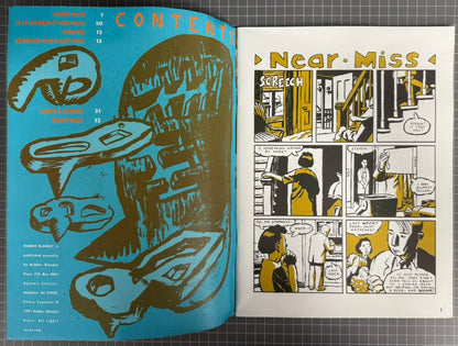 🔑 RUBBER BLANKET #1 ***DAVID MAZZUCCHELLI & RICHMOND LEWIS*** COMIC 1991 VF