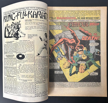 🔑 DAREDEVIL #118 [MARVEL COMICS] DIRECT *CIRCUS OF CRIME VS DAREDEVIL* 1975 VF-
