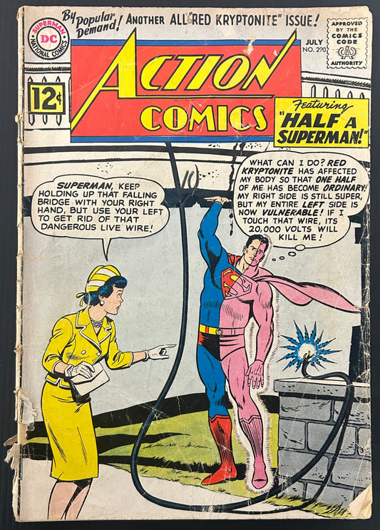 ACTION COMICS #290 [DC COMICS] DIRECT 1962 GD-