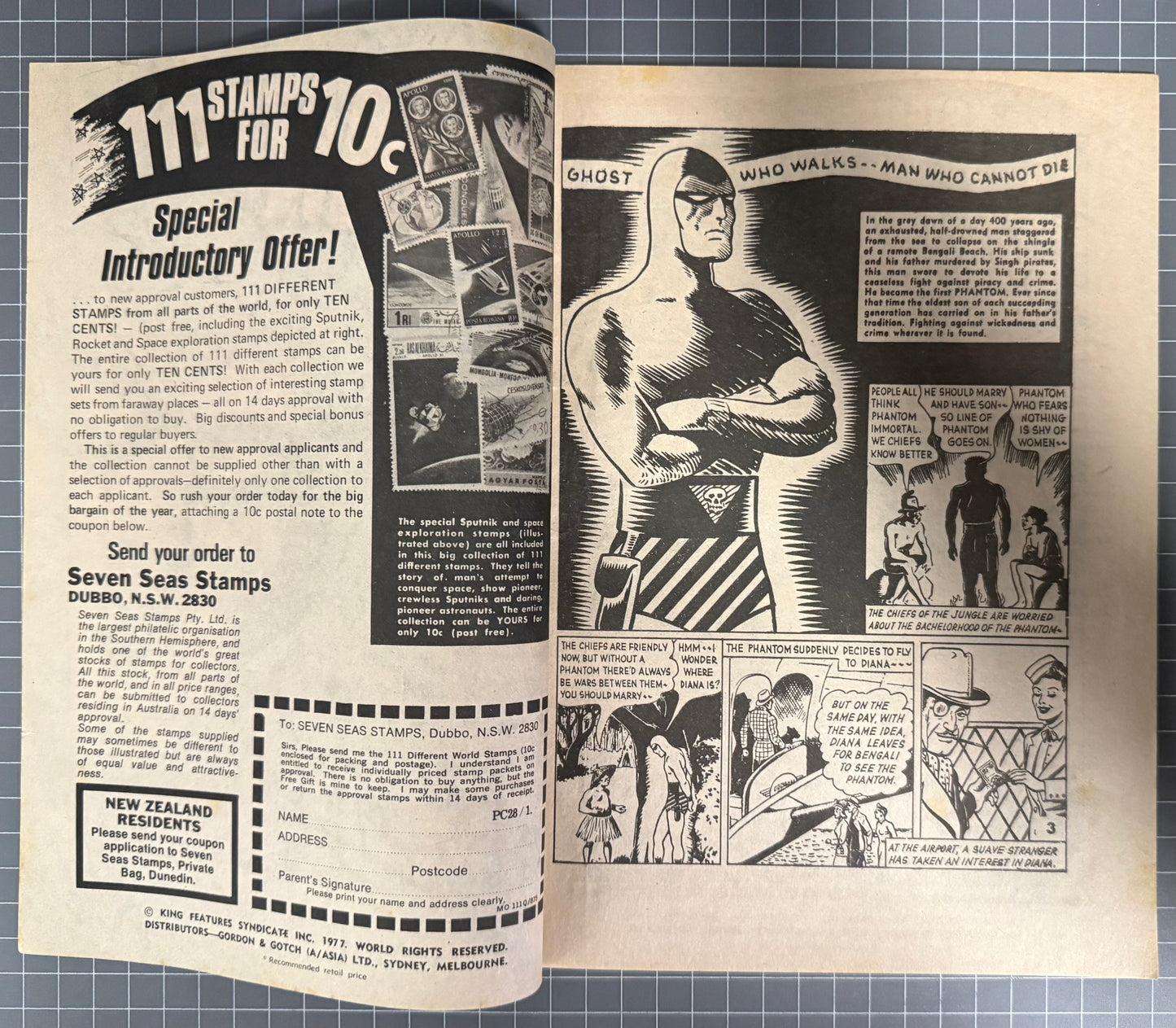 THE PHANTOM #601 [FREW PUBLICATIONS] AUSTRALIAN COMIC 1977