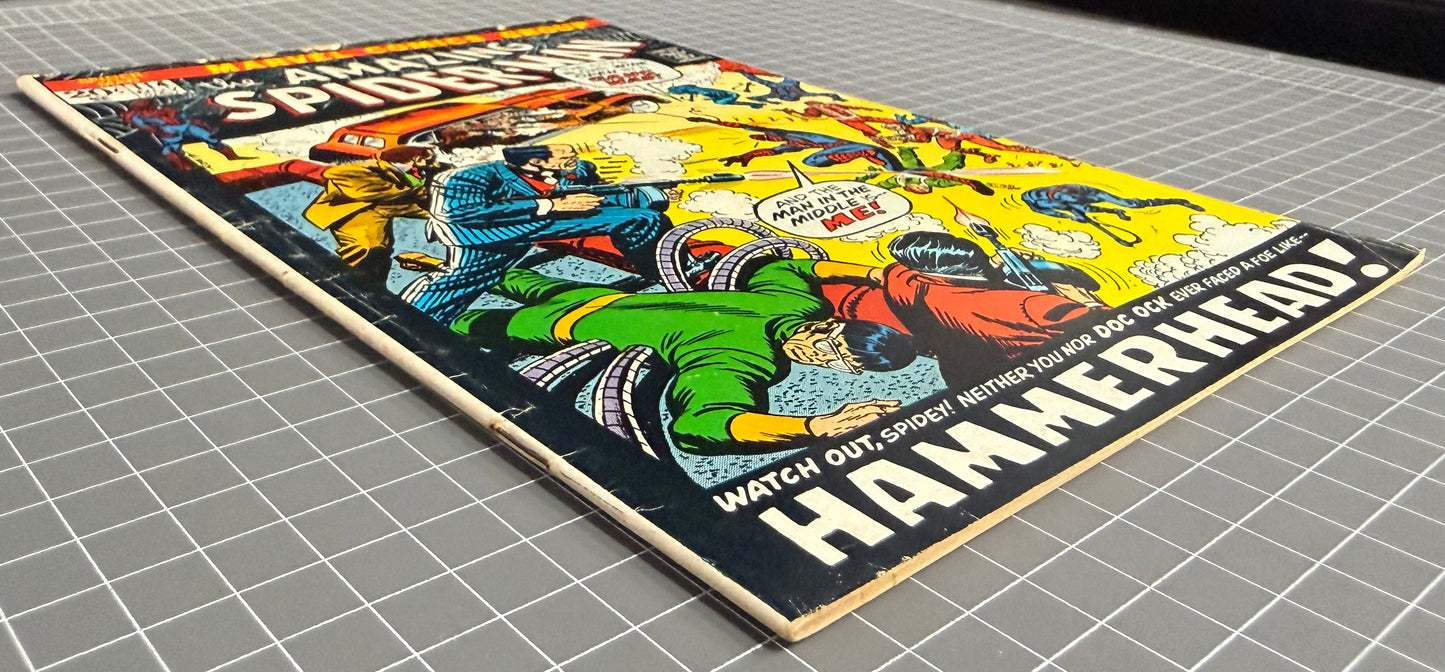 🔑 THE AMAZING SPIDER-MAN #114 [MARVEL COMICS] *1ST COVER HAMMERHEAD* 1972 VG-