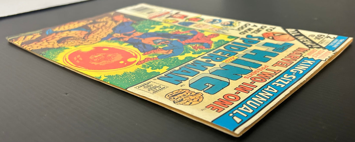 MARVEL TWO-IN-ONE ANNUAL #2 [MARVEL COMICS] NEWSSTAND 1977 VG/FN