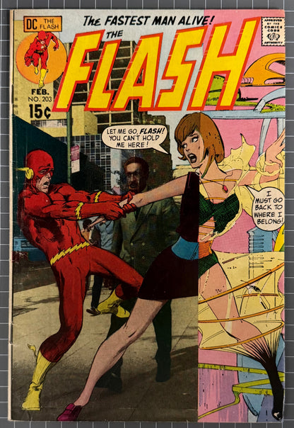 THE FLASH #203 [DC COMICS] *NEAL ADAMS COVER* 1971 FN+