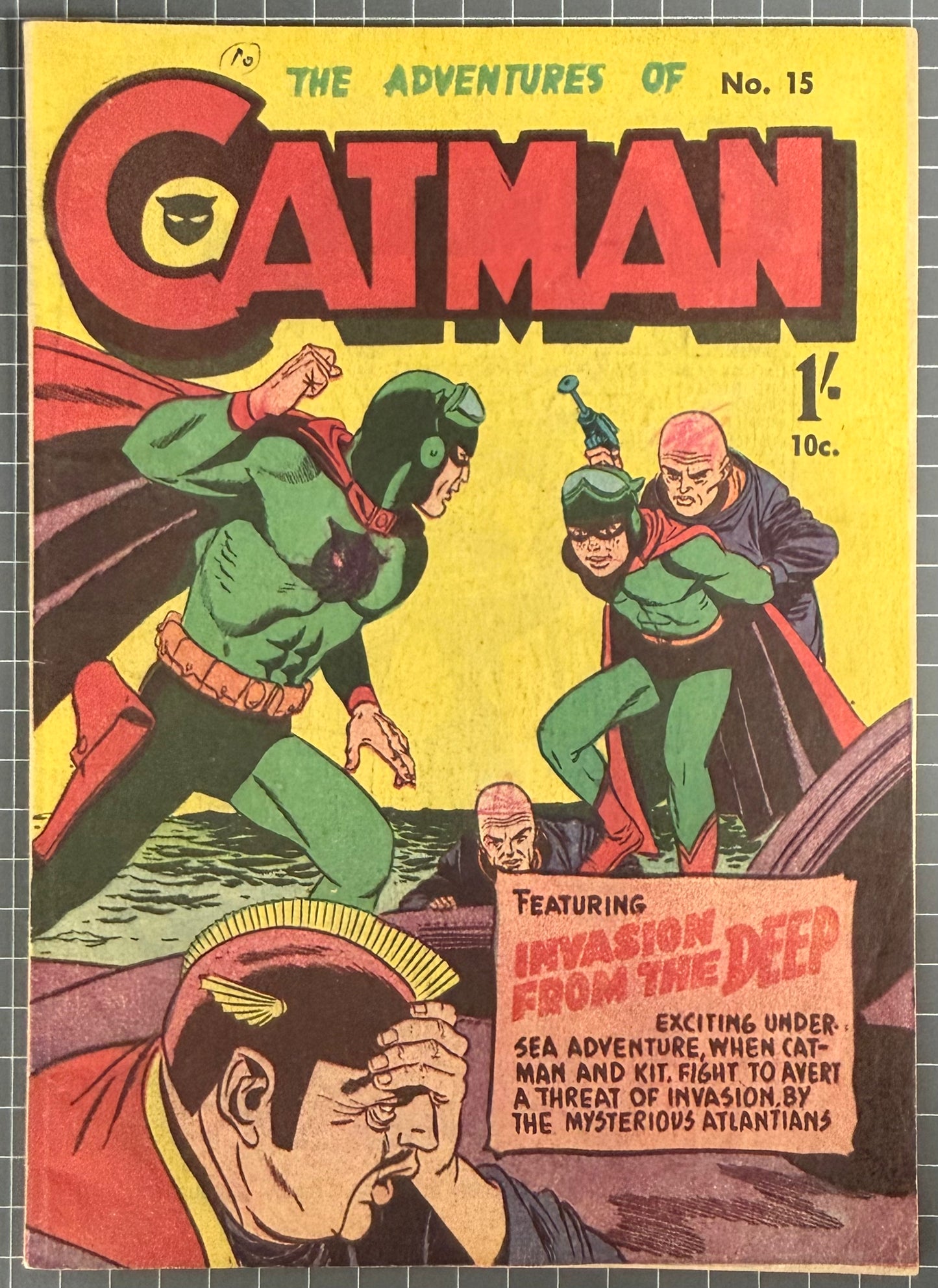ADVENTURES OF CATMAN #15 [PAGE PUBLICATIONS] AUSTRALIAN PRE-DECIMAL COMIC 1965