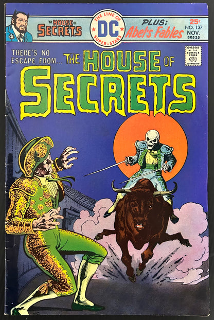 HOUSE OF SECRETS #137 [DC] COMIC 1975 FN/VF