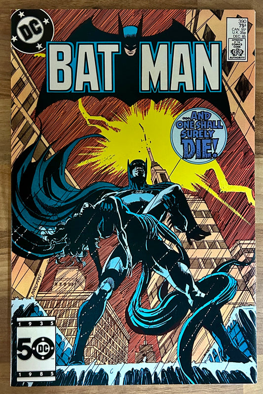 BATMAN #390 [DC COMICS] DIRECT 1985 NM-