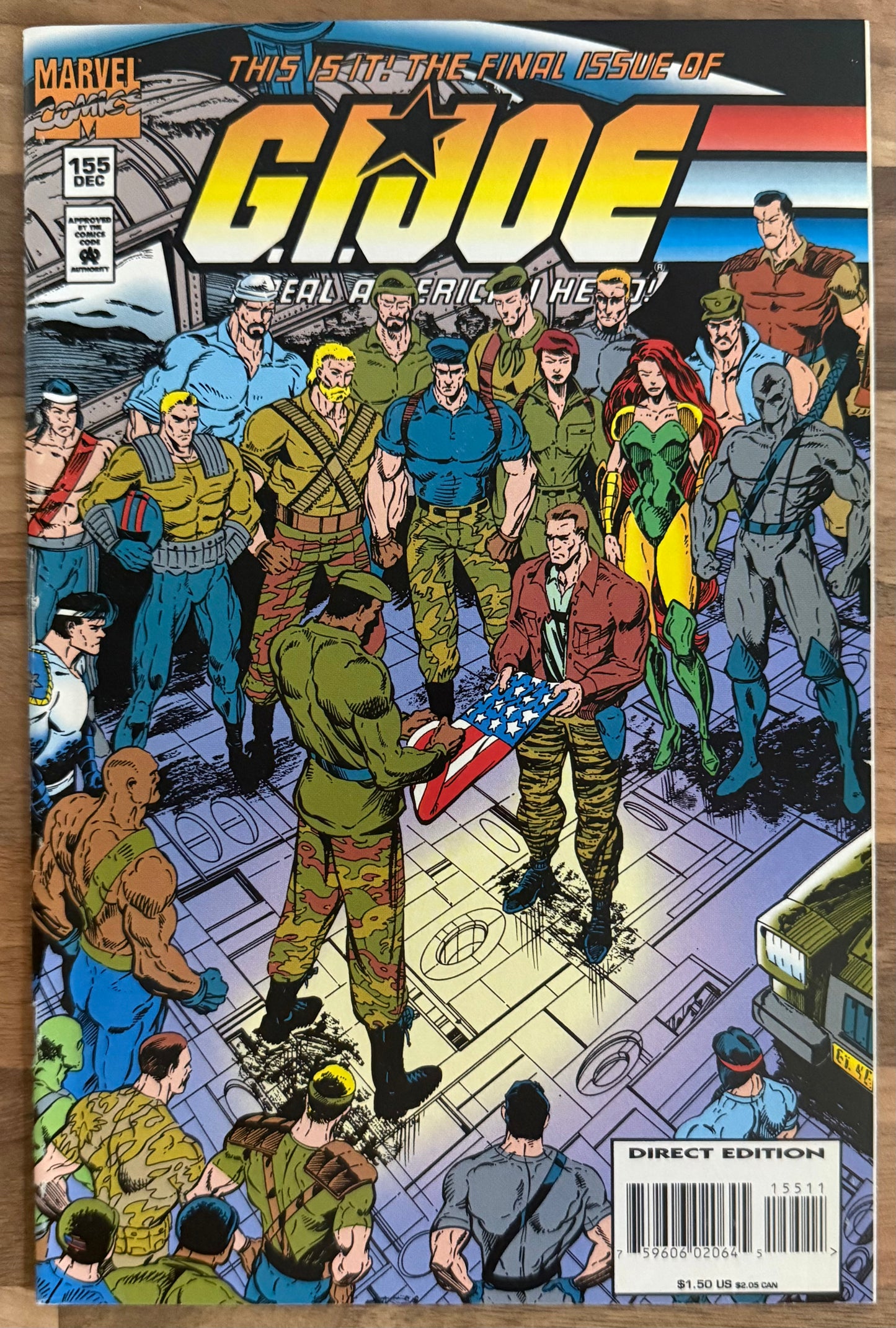🔑 G.I. JOE: A REAL AMERICAN HERO #151-155 [MARVEL] LOT 5 COMICS HIGH GRADE 1994