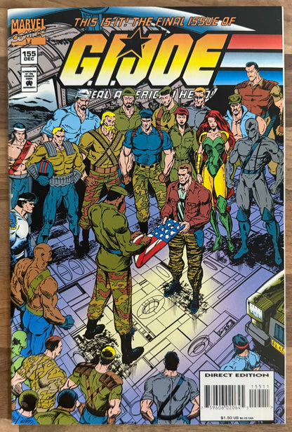🔑 G.I. JOE: A REAL AMERICAN HERO #151-155 [MARVEL] LOT 5 COMICS HIGH GRADE 1994