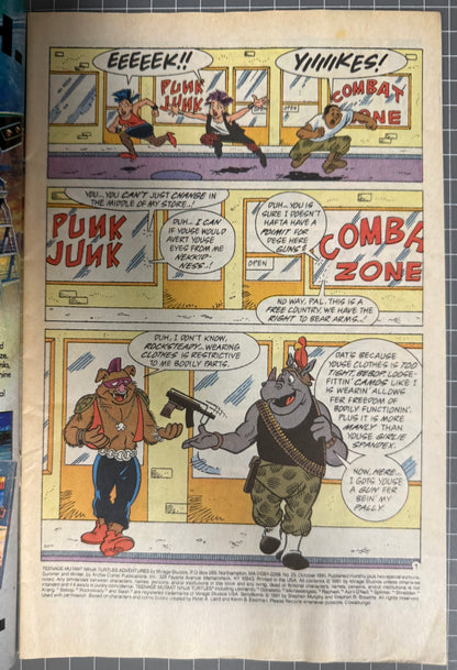 TEENAGE MUTANT NINJA TURTLES ADVENTURES #25 [ARCHIE] NEWSSTAND COMIC 1991 VG/FN