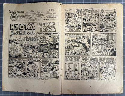 NYOKA THE JUNGLE GIRL #36 (LARRY CLELAND) AUSTRALIAN PRE-DECIMAL COMIC 1952