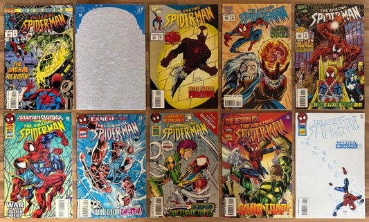 🔑 AMAZING SPIDER-MAN COMPLETE #399-408 [MARVEL COMICS] LOT 10 DIRECT HIGH GRADE