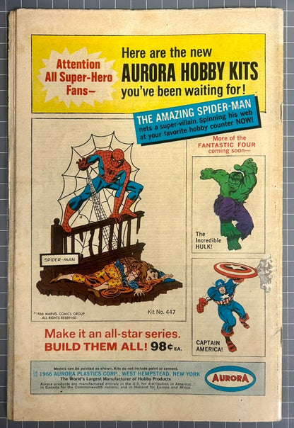 DAREDEVIL #23 [MARVEL COMICS] DIRECT 1966 GD+
