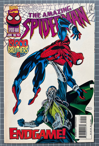 THE AMAZING SPIDER-MAN #412 [MARVEL COMICS] DIRECT 1996 VF