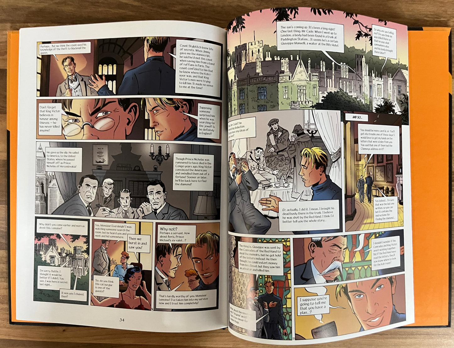 Agatha Christie: The Secret of Chimneys Graphic Novel Adapted by Francois Riviere, Illus. Laurence Suhner