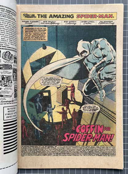 🔑 THE AMAZING SPIDER-MAN #220 [MARVEL COMICS] *KEY APP.  MOON KNIGHT  1981 FN/VF