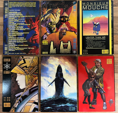 A1 Books 1-6 Graphic Novels Complete Set TPBs 1989-1992 Atomeka Press