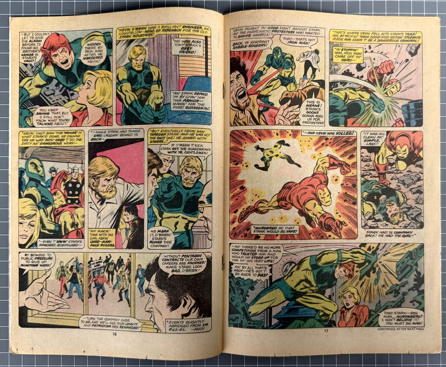 🔑 THE INVINCIBLE IRON MAN #97 [MARVEL COMICS] 1977 VG/FN