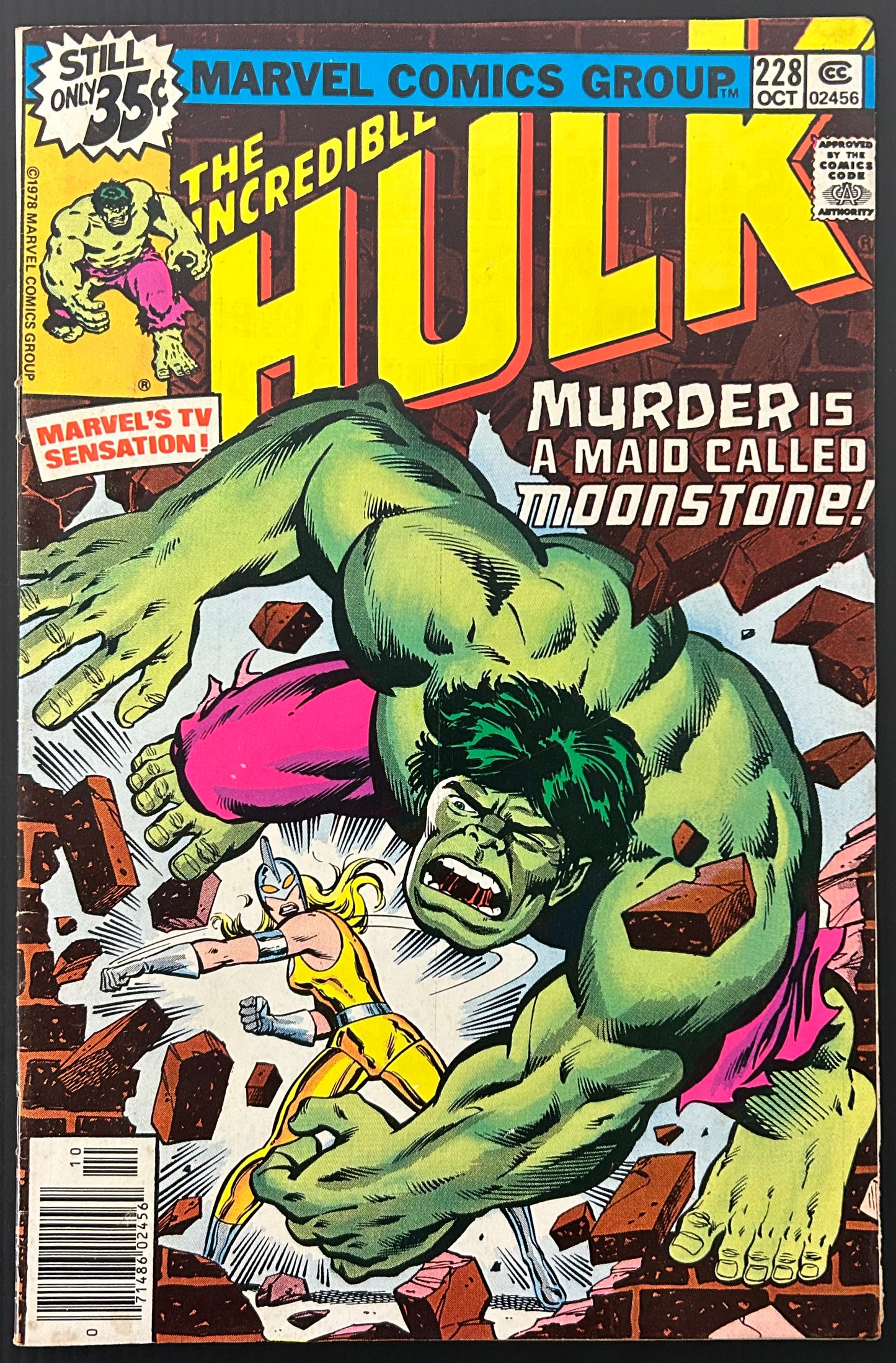 THE INCREDIBLE HULK #228 [MARVEL COMICS] NEWSSTAND 1978 FN/VF