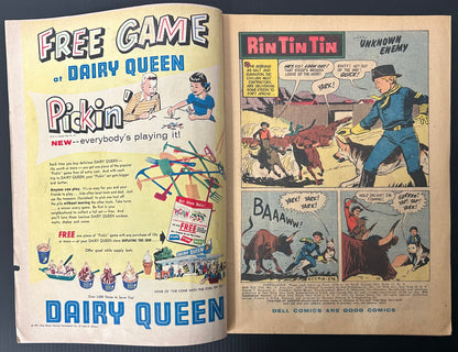 RIN TIN TIN #19 [DELL COMICS] DIRECT 1957 GD+