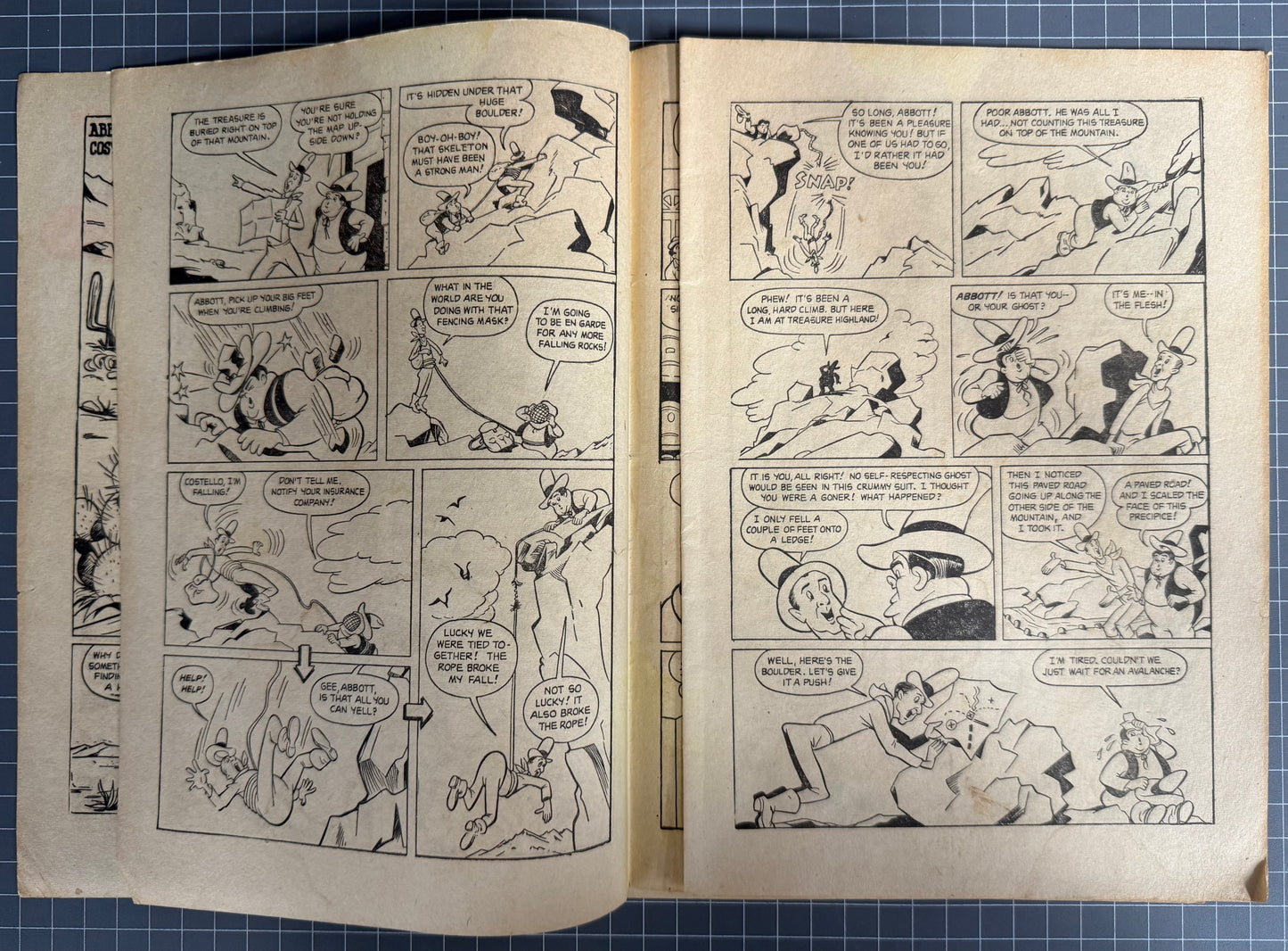 BUD ABBOTT AND LOU COSTELLO #6 (M. RUBIN) AUSTRALIAN PRE-DECIMAL COMIC 1955