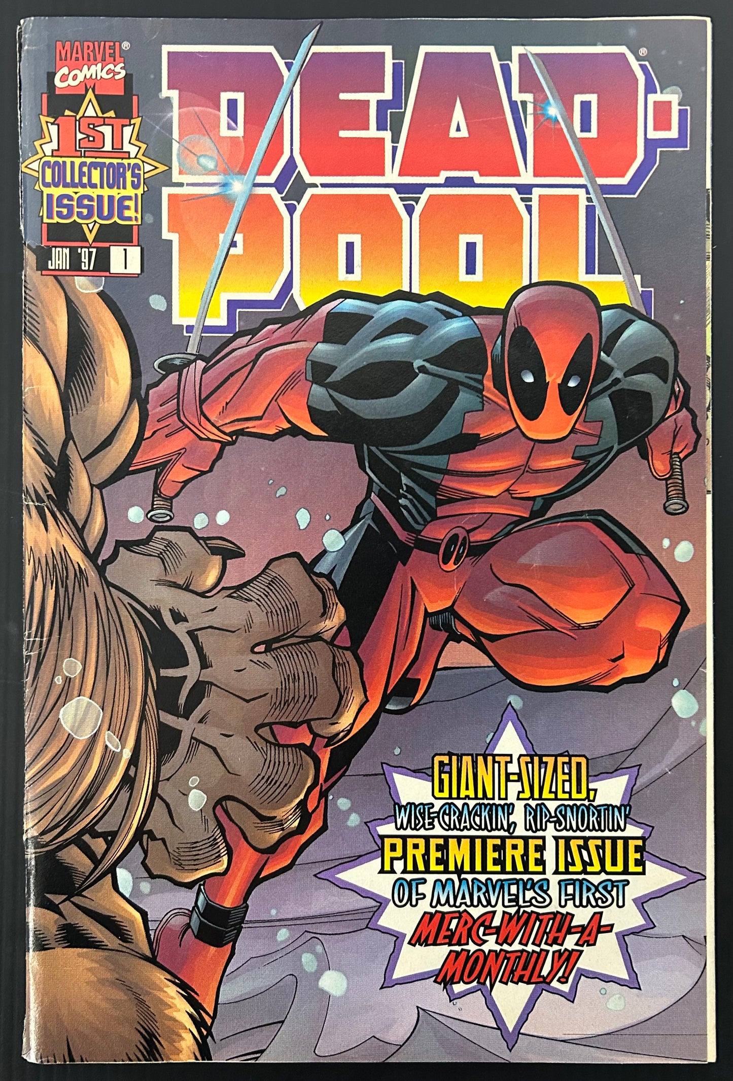 DEADPOOL #1 [MARVEL COMICS] DIRECT 1997 GD/VG