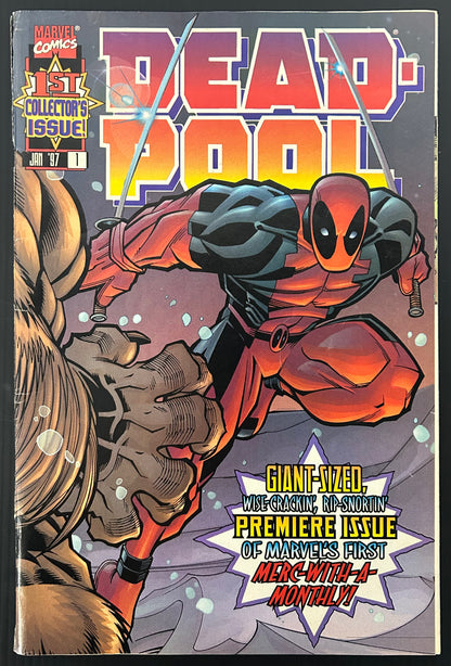 DEADPOOL #1 [MARVEL COMICS] DIRECT 1997 GD/VG