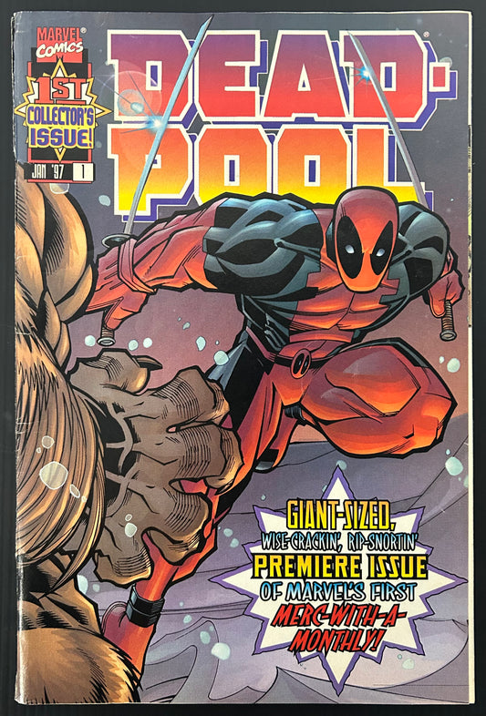 DEADPOOL #1 [MARVEL COMICS] DIRECT 1997 GD/VG