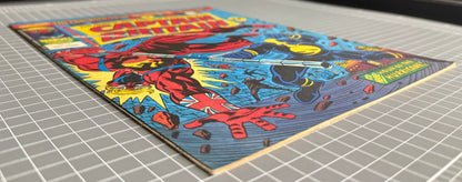 CAPTAIN BRITAIN #4 [MARVEL UK] COMIC MAGAZINE *HERB TRIMPE* 1976 NM-
