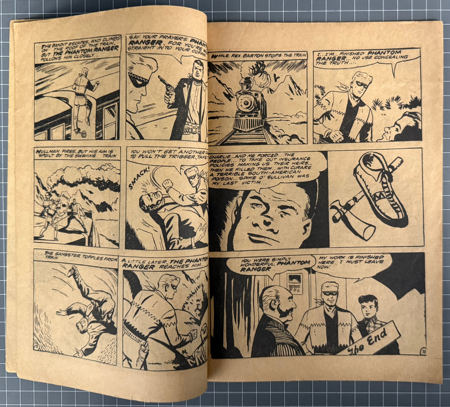 PHANTOM RANGER #124 [TRICHO PUBLICATIONS] AUSTRALIAN PRE-DECIMAL COMIC 1960