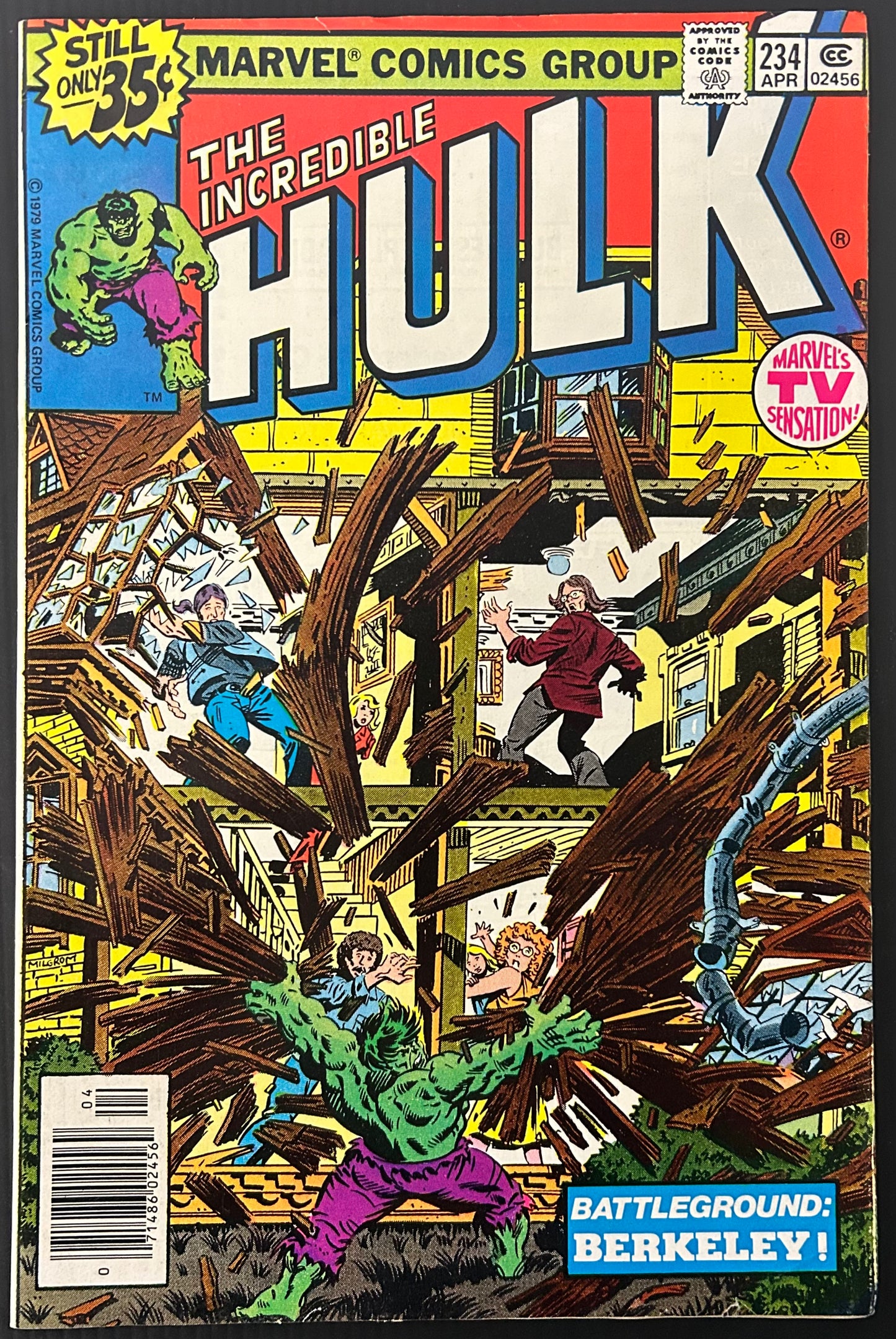 🔑 THE INCREDIBLE HULK #234 [MARVEL COMICS] NEWSSTAND *1ST APP QUASAR* 1979 FN/VF