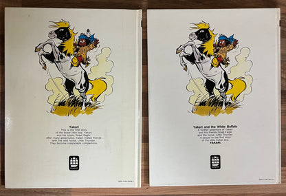 # 1 Yakari, #2 Yakari and the White Buffalo - Derib, Job Hardcovers, 1st Eds. Longman