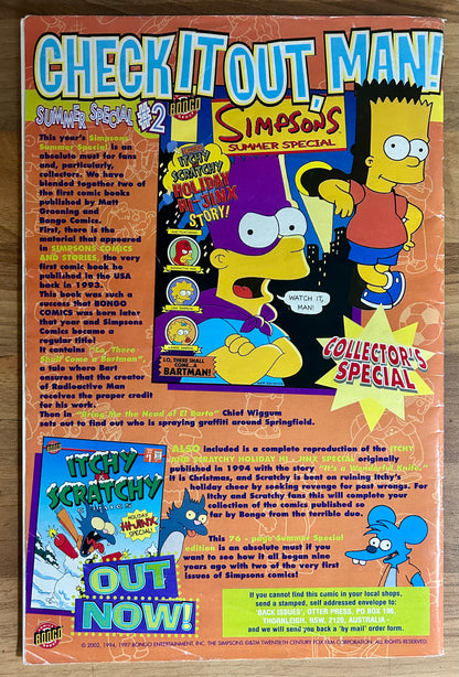 ITCHY & SCRATCHY #3 [OTTO PRESS] AUSTRALIAN COMIC REPRINT 2001 VG/FN