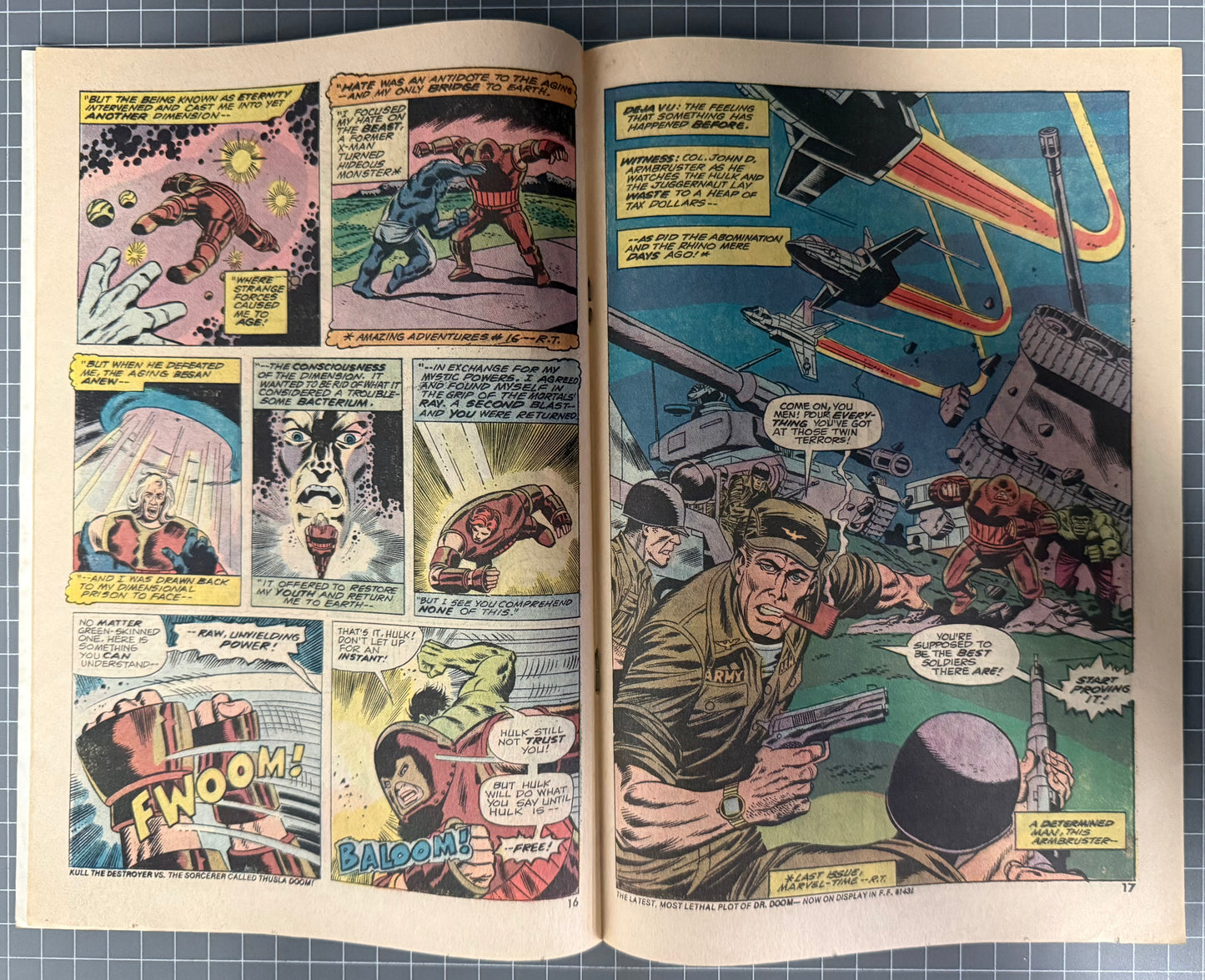 THE INCREDIBLE HULK #172 [MARVEL COMICS] DIRECT 1974 VG?FN