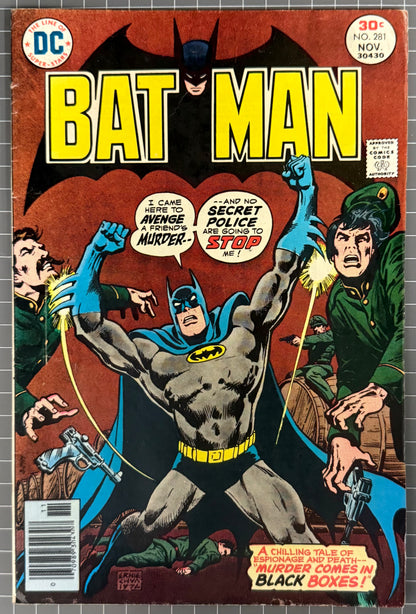 BATMAN #281 [DC COMICS] 1976 FN-
