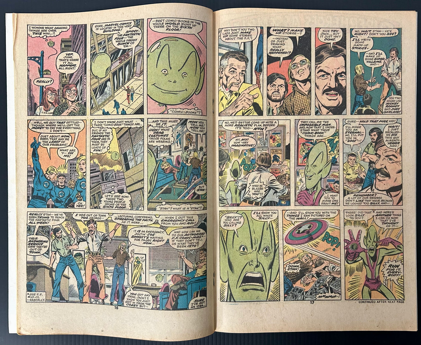 🔑 FANTASTIC FOUR #176 [MARVEL COMICS] *CAMEO APPR JACK KIRBY & STAN LEE* 1976 FN