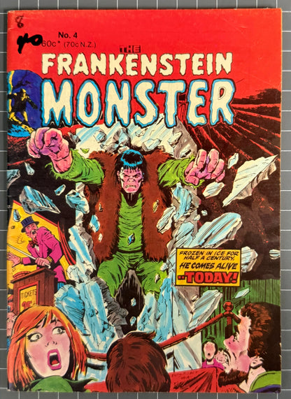 🔑 FRANKENSTEIN MONSTER #4 [YAFFA PUBLISHING] AUSTRALIAN DIGEST COMIC 1981