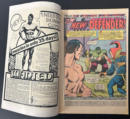 🔑 THE DEFENDERS #4 [MARVEL COMICS] DIRECT *VALKYRIE DEBUT* 1973