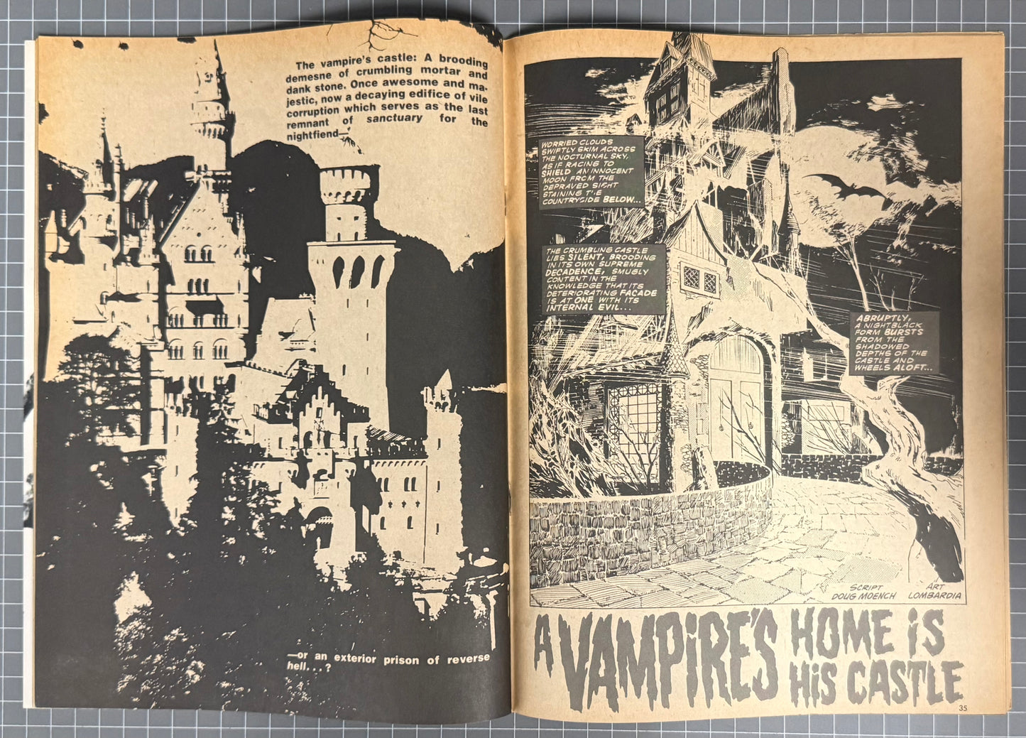 🔑 VAMPIRE TALES #4 [MARVEL] *CAMEO LILITH* HORROR MAGAZINE 1974 FN