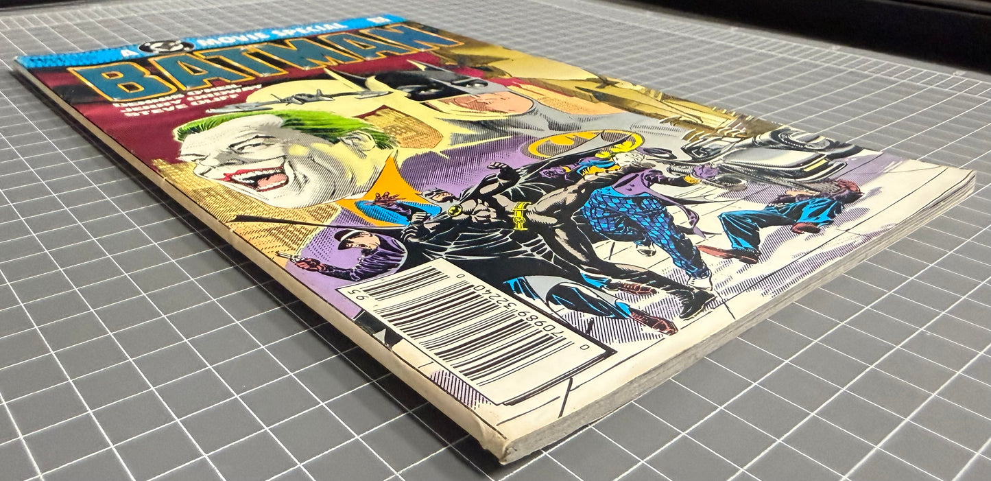 🔑 BATMAN: THE MOVIE ADAPTATION [DC COMICS] NEWSSTAND 1989 FN
