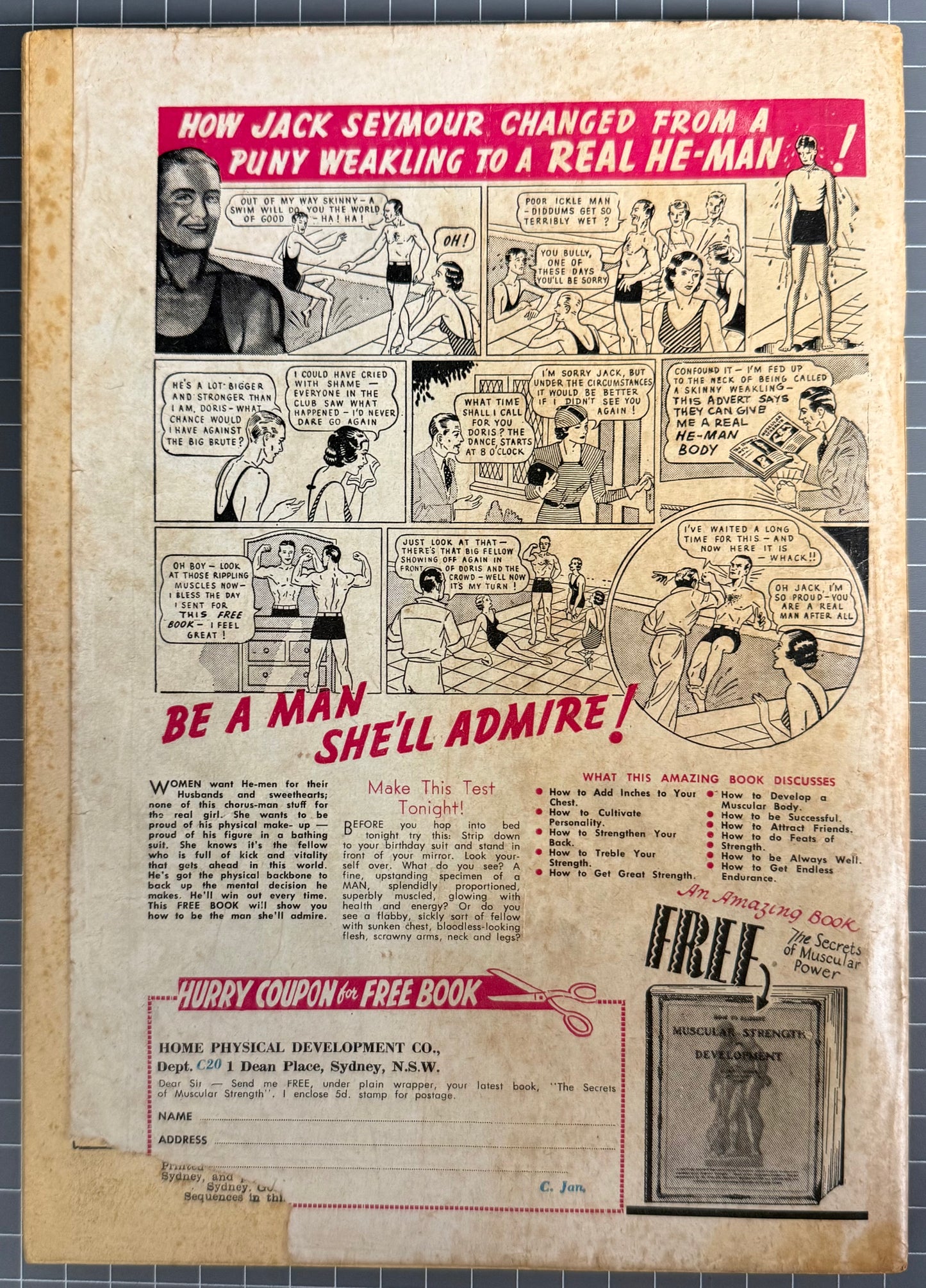 COLOSSAL COMIC #20 [COLOUR COMICS] AUSTRALIAN PRE-DECIMAL 1962